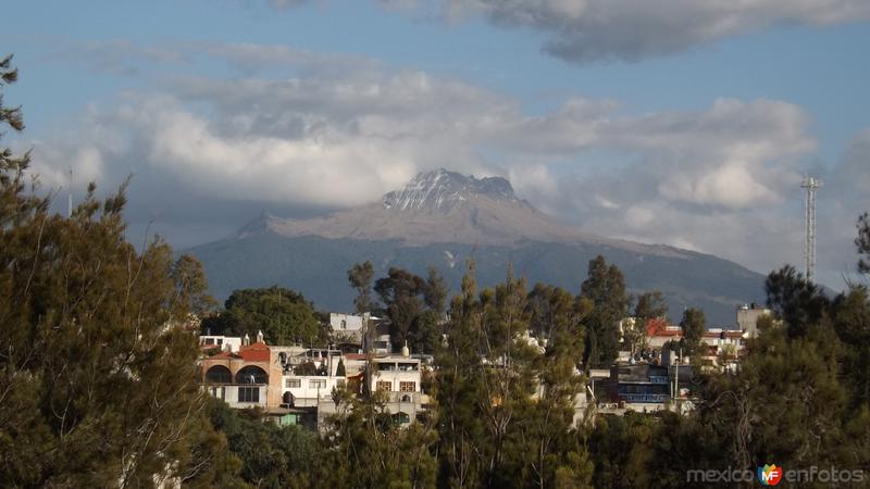 El volcán la Malintzin desde Tlaxcala. Enero/2014