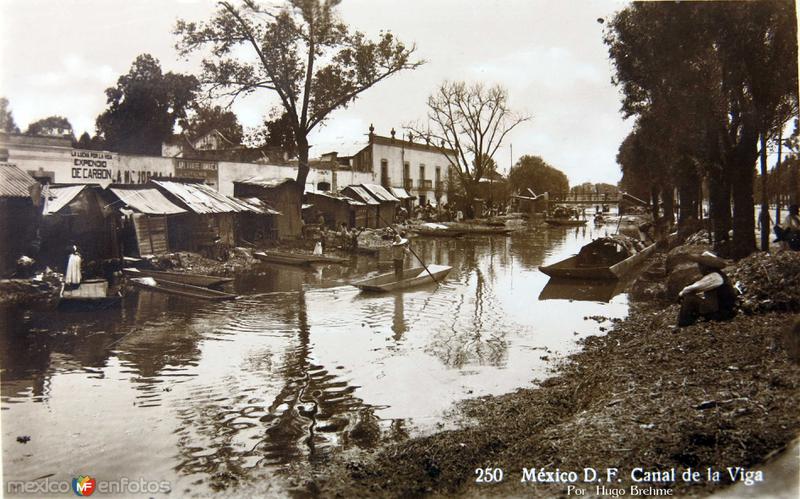 CANAL DE LA VIGA por el fotografo HUGO BREHME