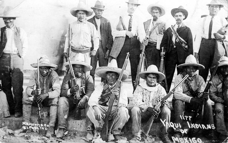 Indos Yaquis. Revolución Mexicana