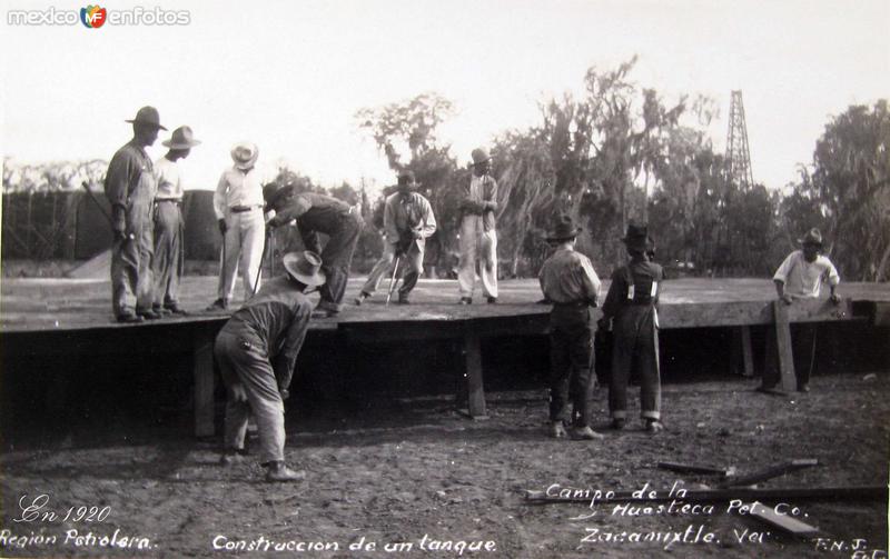 REGION PETROLERA ESCENA COTIDIANA EN 1920