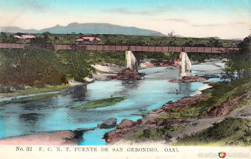 Puente de San Gerónimo del Ferrocarril Nacional de Tehuantepec
