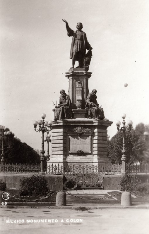 Monumento a Colón, en el Paseo de la Reforma