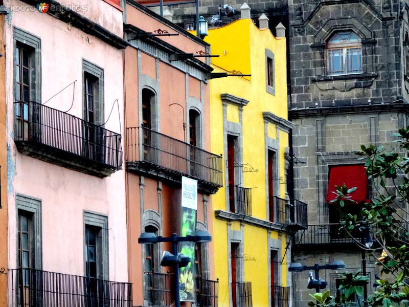 Fachadas del Centro Histórico de la Ciudad de México