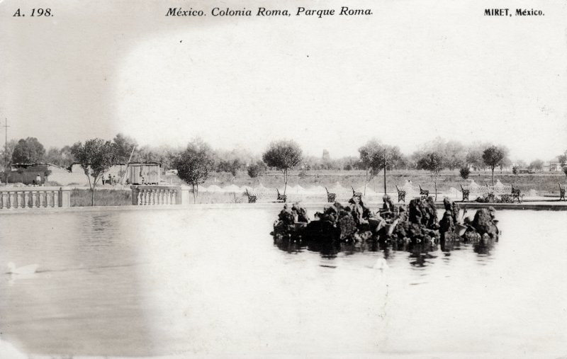 Parque Roma, en la Colonia Roma