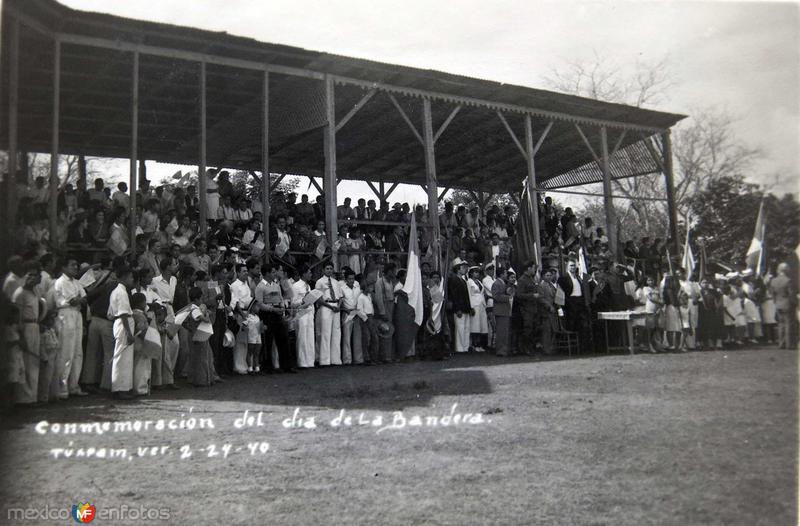 CELEBRACION DEL DIA DE LA BANDERA 24 DE FEBRERO DE 1940