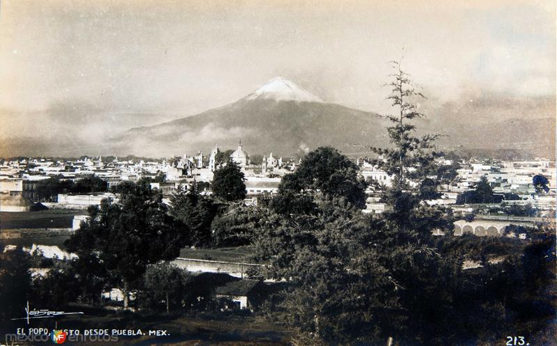 VOLCAN POPOCATEPETL DESDE PUEBLA