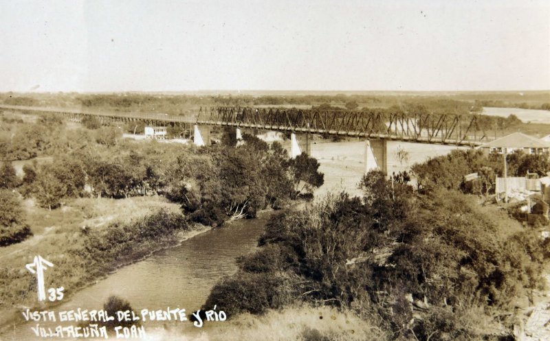 VISTA GENERAL DEL PUENTE Y DEL RIO