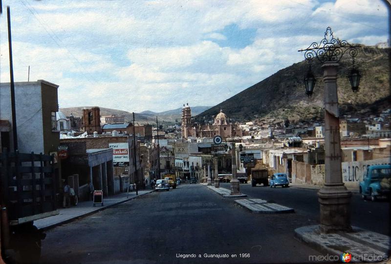 Llegando a Zacatecas en 1956