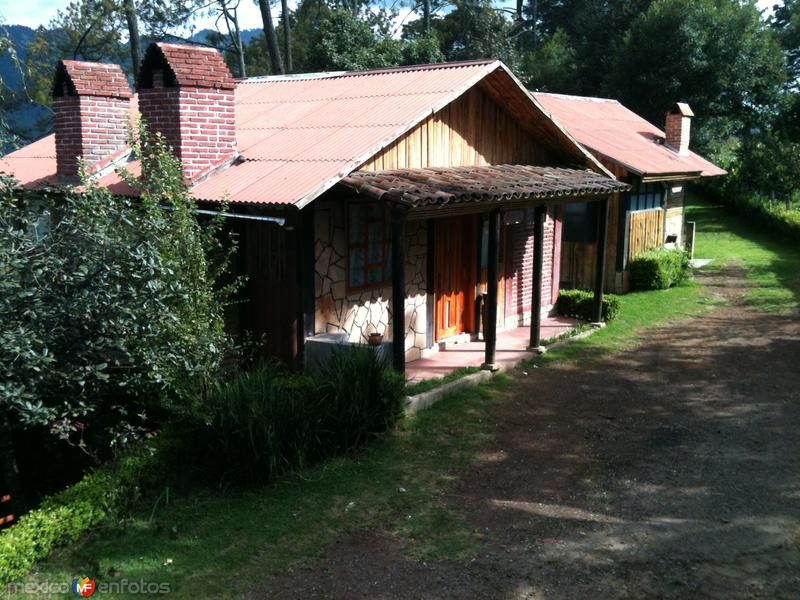 Cabañas típicas de Zacatlán. Agosto/2015