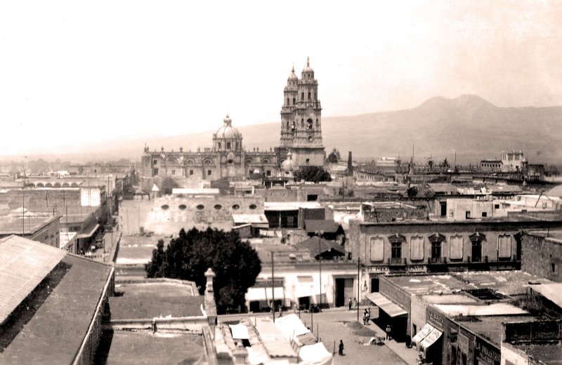 Morelia, vista panorámica, 1919