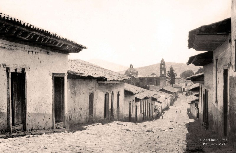 Pátzcuaro, Calle del Indio, 1935