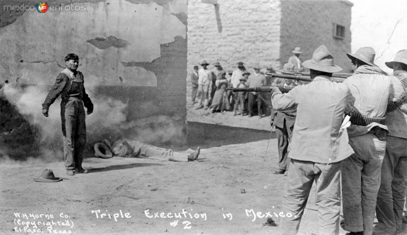 Triple fusilamiento durante la Revolución Mexicana