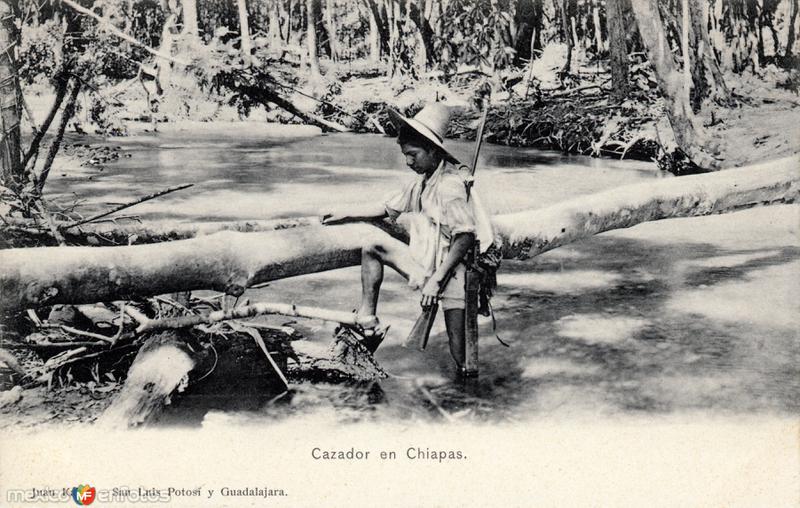 Cazador en Chiapas