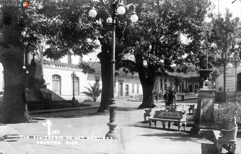 Esquina del Jardín de los Mártires