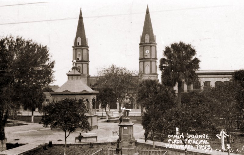 Catedral y Plaza Principal de Matamoros