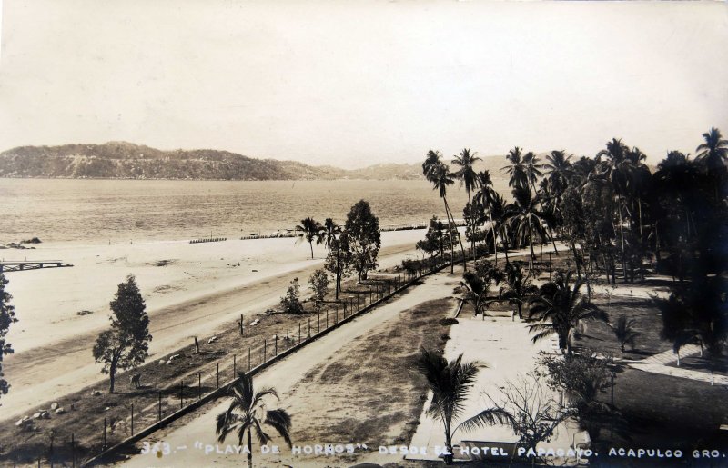 Playa de Hornos desde el Hotel Papagayo