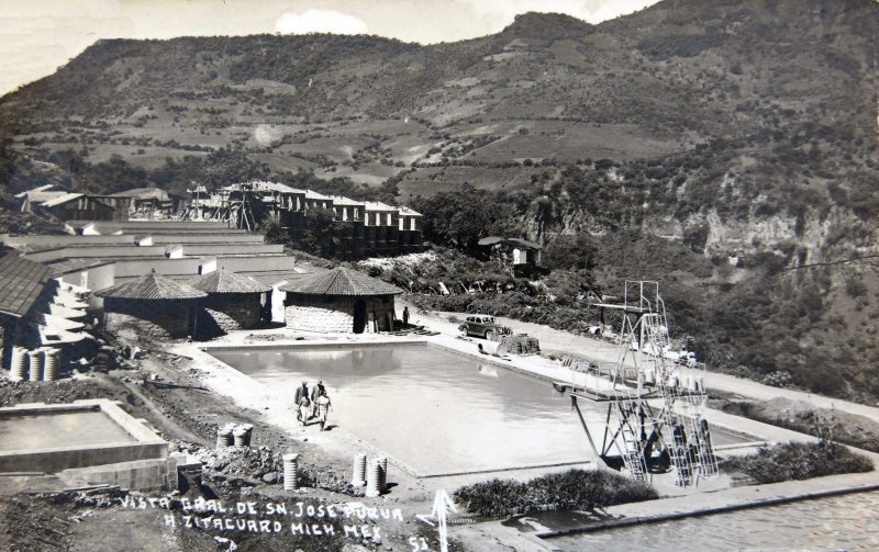 Vista general del Balneario de San Jose Porrua