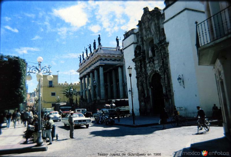 Teatro Juarez de Guanajuato en 1966