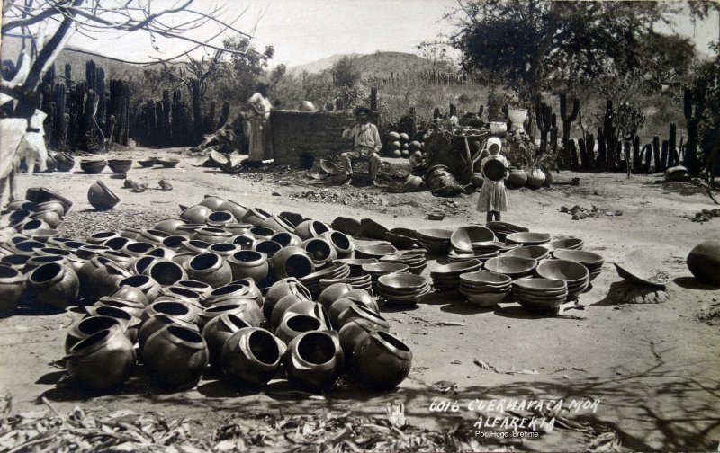 Una Alfareria Por el fotografo Hugo Brehme