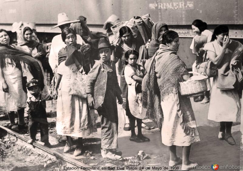 Estacion Ferroviaria el dia 24 de Mayo de 1938