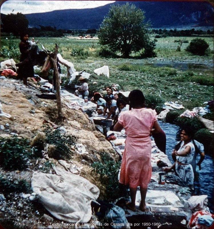 Tipos mexicanos Lavanderas de Oaxaca