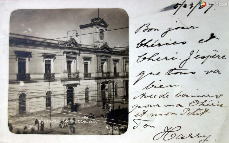 Palacio de Gobierno Fechada el dia 29 de Mayo de 1907