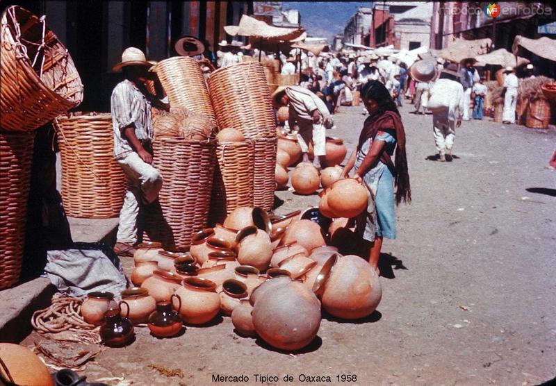 Mercado Tipico de Oaxaca 1958