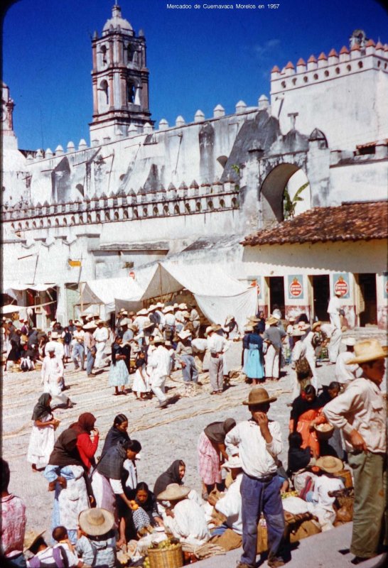 Mercado de Cuernavaca Morelos en 1957