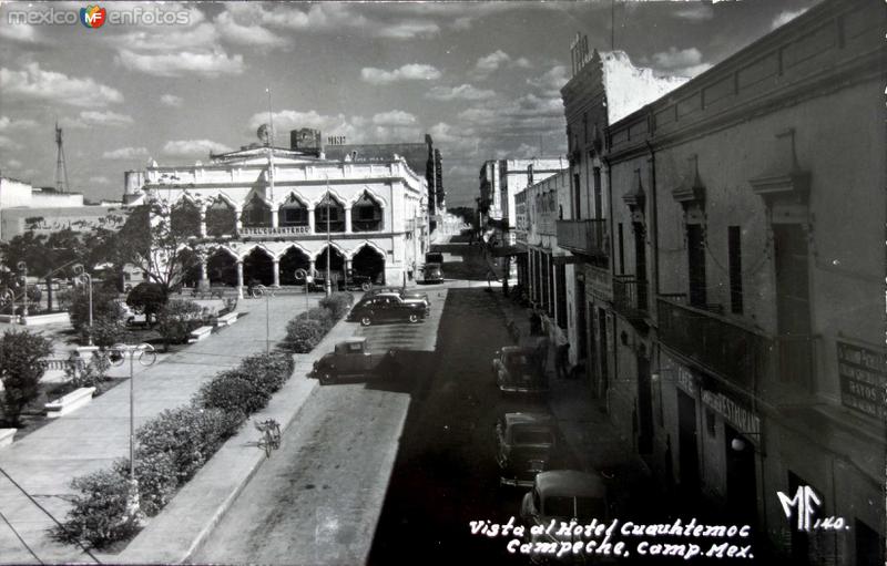 Vista de el Hotel Cuahutemoc