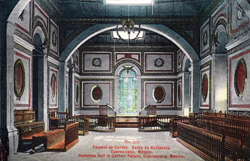 Salón de Audiencia en el Palacio de Cortés