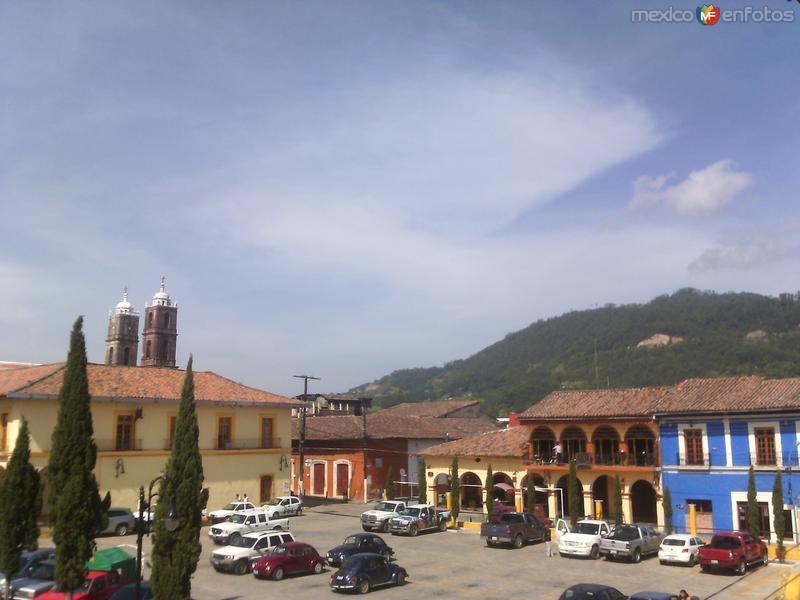 Zona centro del Pueblo Mágico de Tlatlauquitepec. Julio/2016