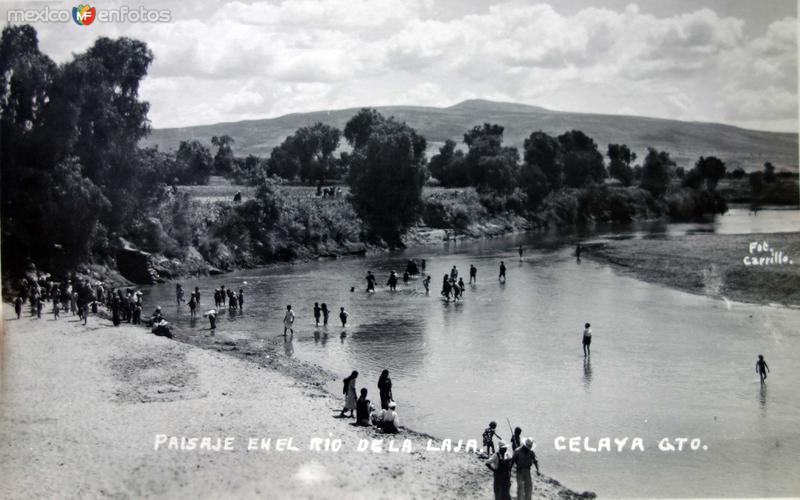 Paisaje en el Rio de la Laja