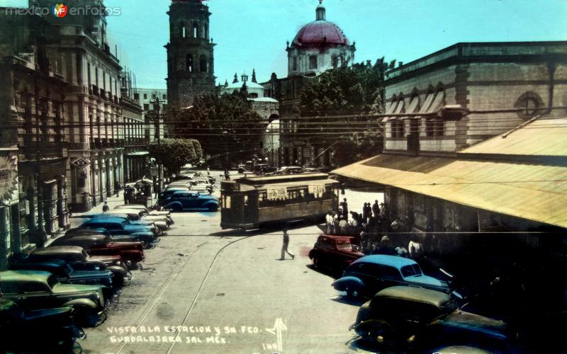 Vista a La Estacion e Iglesia de San Francisco