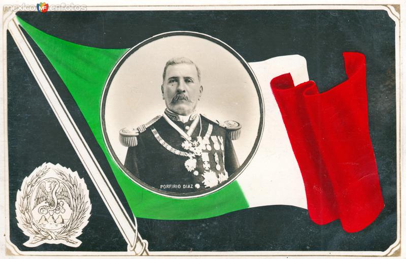 Postal de Porfirio Díaz