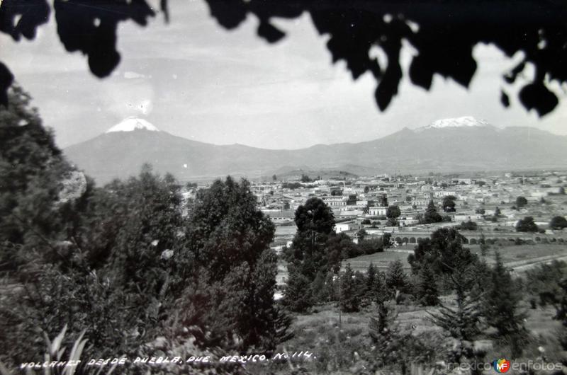 Los Volcanes desde Puebla