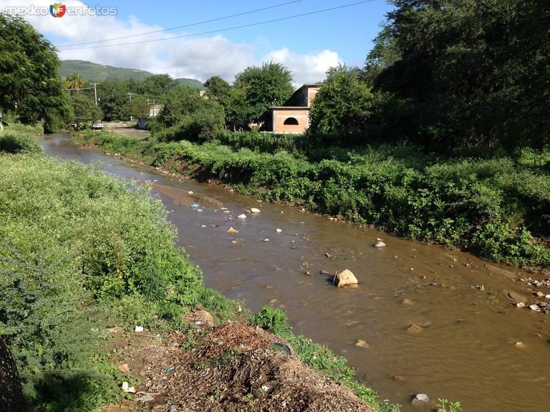 Río de Huitzuco desde la Unidad Deportiva. Julio/2016