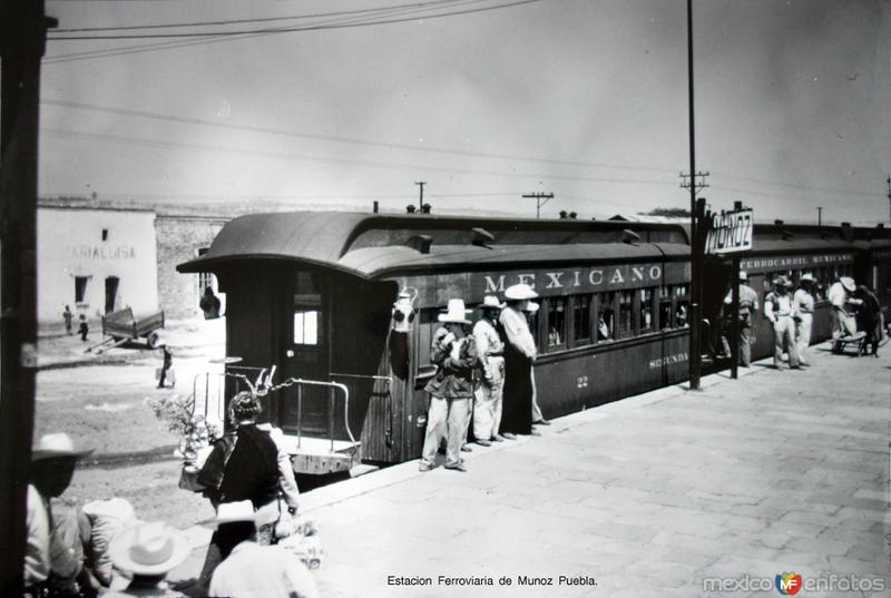 Estacion Ferroviaria de Munoz Puebla.