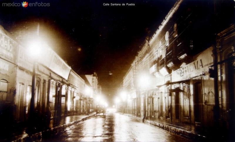 Calle Santana de Puebla ( Fechada el dia 23 de marzo de 1917 )