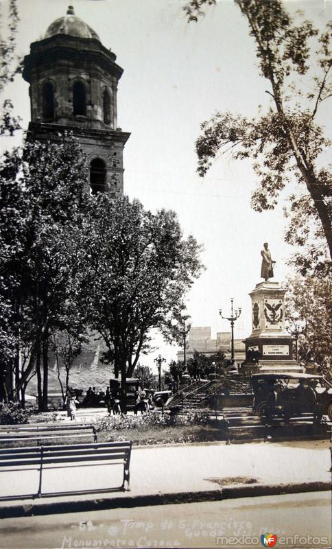 Templo de San Franciscco y Mto. al general Corona