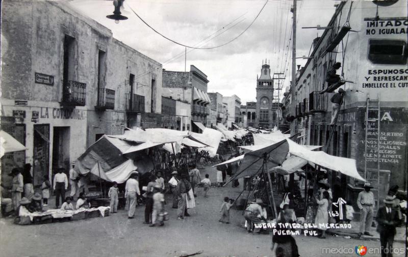 Lugar tipico de el mercado