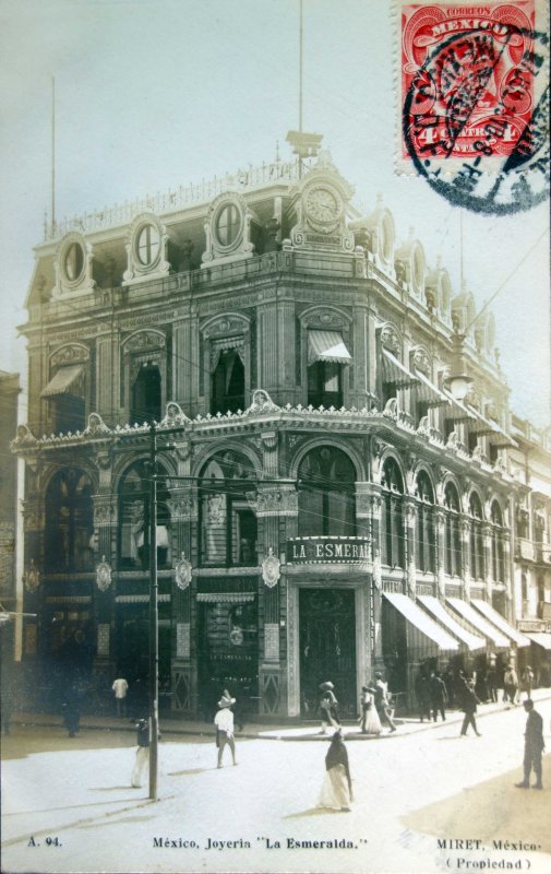 Joyeria La Esmeralda. ( Fechada el dia 7 de Julio de 1910 )