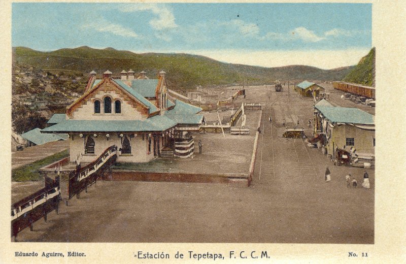 Estación del Ferrocarril en el barrio de Tepetapa