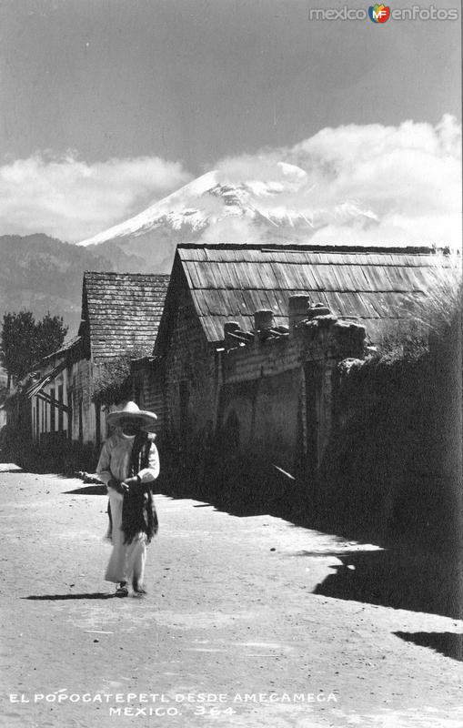 Vista del Popocatépetl