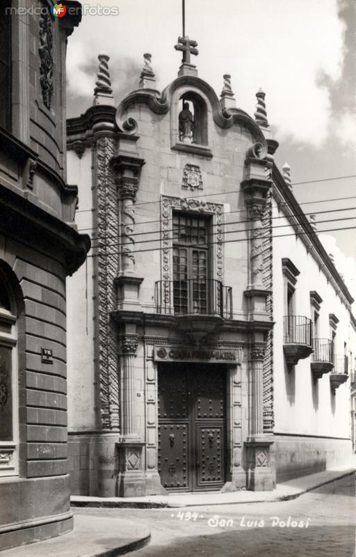 Fachada colonial en San Luis Potosí