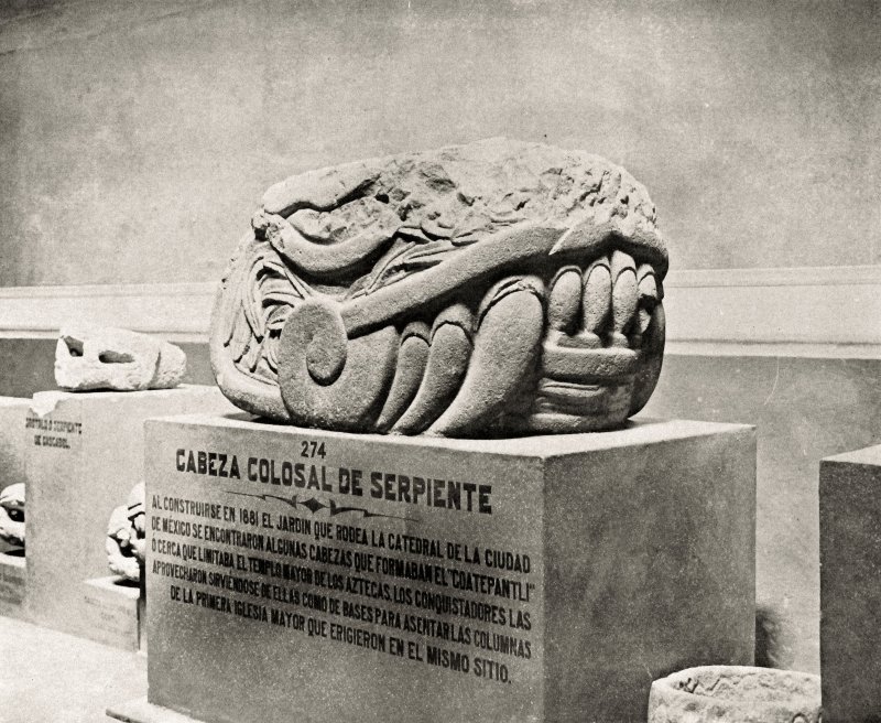 Museo Nacional: Cabeza Colosal de Serpiente
