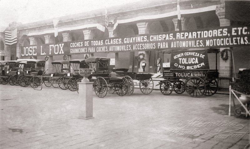 Agencia José L. Fox, coches importados de Estados Unidos (circa 1905)