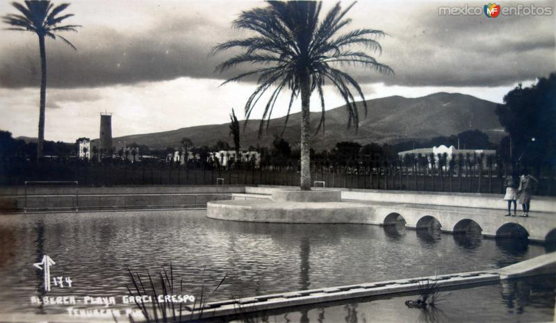 Alberca Playa de el Hotel Garci-Crespo ( Fechada el dia 18 de Abril de 1935 )