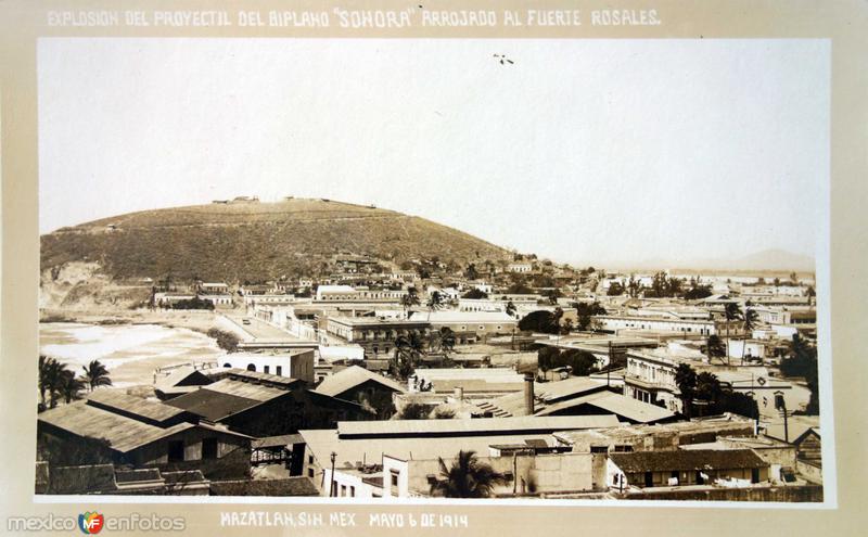 Proyectil arrojado al fuerte Rosales ( Fechada el dia 6 de Mayo de 1914 )