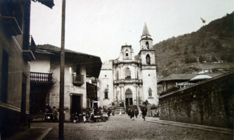 Templo de San Simón Apóstol, en Angangueo Michoacán