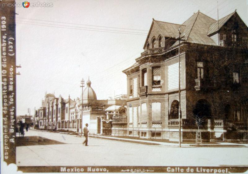 Calle de Liverpool ( Fechada el dia 10 de Diciembre de 1903).